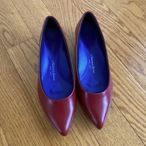 Antonia Saint Red Sandals Women’s Shoes Flats - 6.5